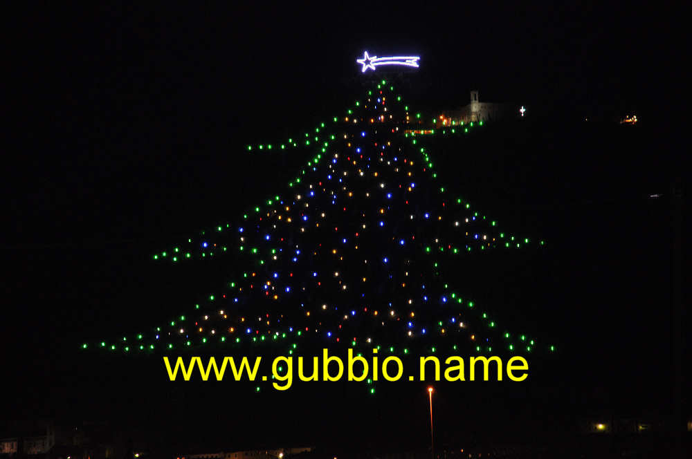 L'albero di Natale di Gubbio