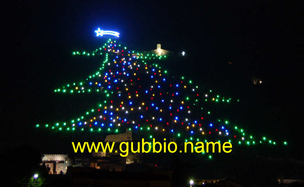 L'albero di Natale di Gubbio