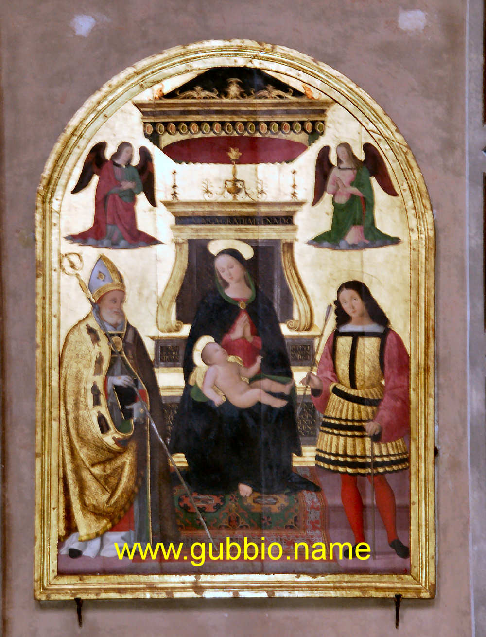 Madonna con Bambino in trono di Sinibaldo Ibi - 1507